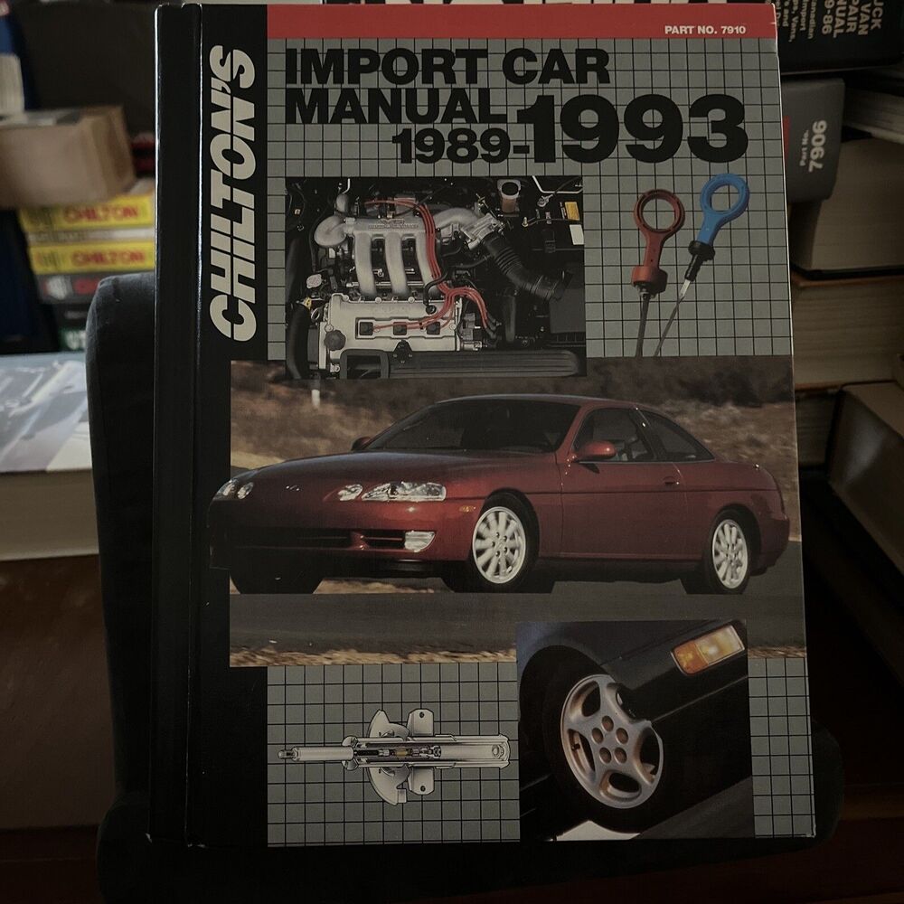 CHILTON IMPORT MANUAL 1989 -1993 Toyota Nissan Honda Bmw Volkswagen Audi #7910✅